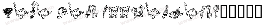 Mini Pics Doohickies字体转换